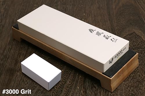 Vista 16 de Yoshihiro Afilador de cuchillos japonés Toishi de grado profesional (grano 8000)