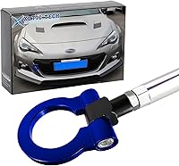 Vista 15 de x xotic tech JDM Sport Track Racing Style CNC Aluminio atornillable Gancho de remolque delantero trasero parachoques compatible con Scion FR-S