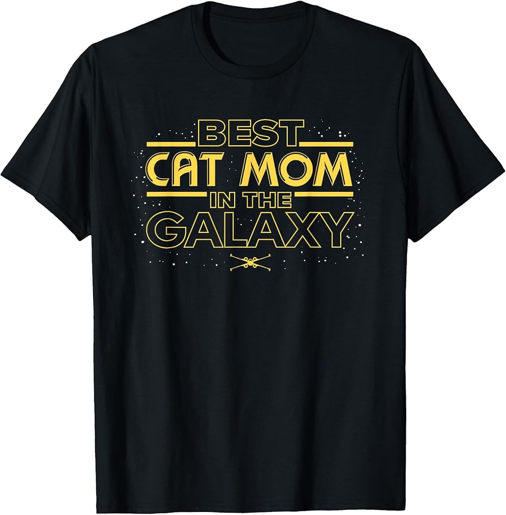 Best Cat Mom in the Galaxy Birthday Mother’s Day T-Shirt