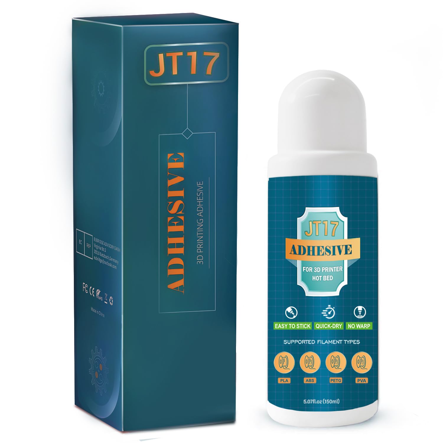 Geeetech Spray Adhesive for 3D Printers, Perfect Adhesion to The 3D Printer Printing Bed, 3D Printer Adhesive (150 ml)