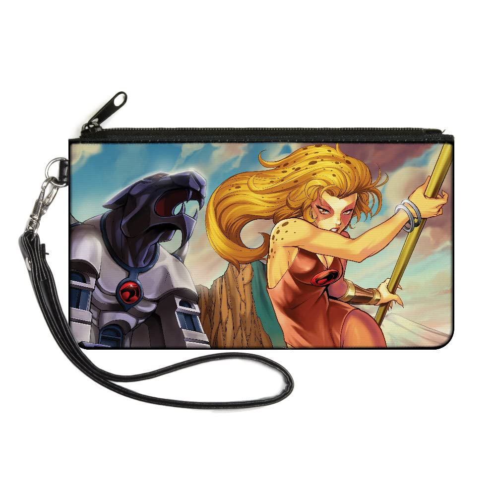 Buckle-Down Thundercats Wallet, Zip Clutch, Thundercats Cheetara Cats Lair Action Pose, Canvas
