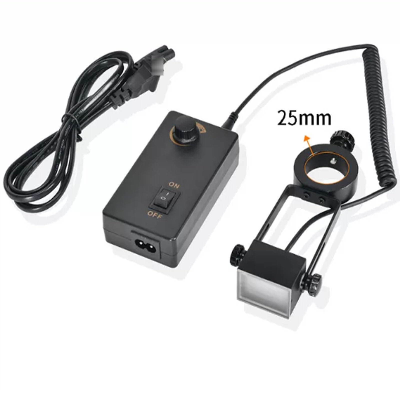 Éclairage Latéral Pour Microscope, Éclairage D'appoint Réglable Avec 48 LED, Éclairage Uniforme Et Sans Scintillement, Réglage Continu De La Luminosité, Tête De Lampe En Alliage D'aluminium, Pour L'éc