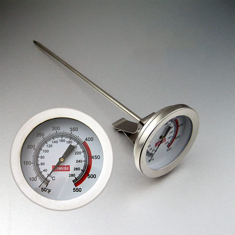 Sonda lunga Olio per friggere in acciaio inossidabile Friggitrice Patatine fritte Termometro per barbecue Temperatura dell'olio Termometro per barbecue