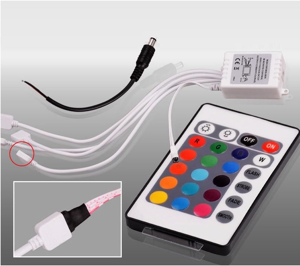 QIUKO RGB LED Angel Eyes - Halo Kit for BMW E90 E92 6