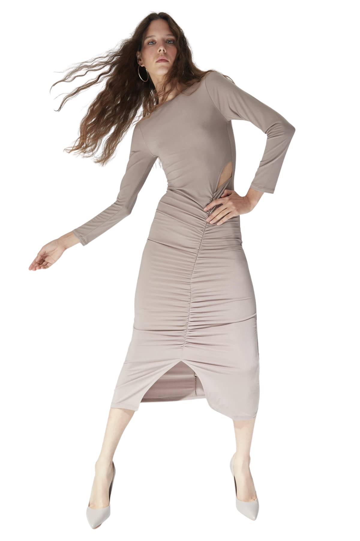 Trendyol Women Midi Bodycon Slim fit Knit Dress