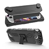 RGEEK Protective Case for ASUS ROG Ally with Stand, ROG Ally Case with Detachable Front Shell ROG Ally Accessories Include Protective Case, Face Cover, Metal Bracket