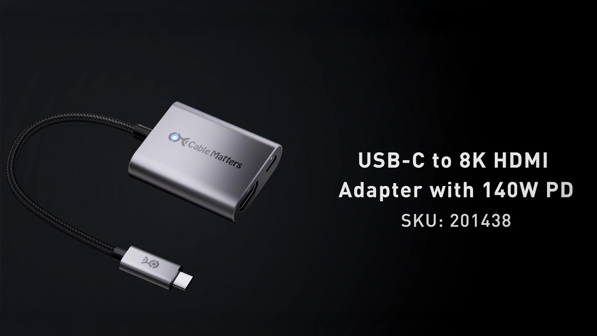 Cable Matters USB 4 Cable 80Gbps - 4.9ft Supports 8K@120Hz, 240W Charging, Thunderbolt 5/4 Compatible