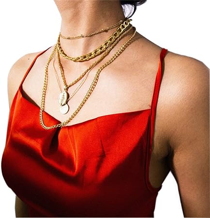 Punk Multilayer Statement Choker Collar 