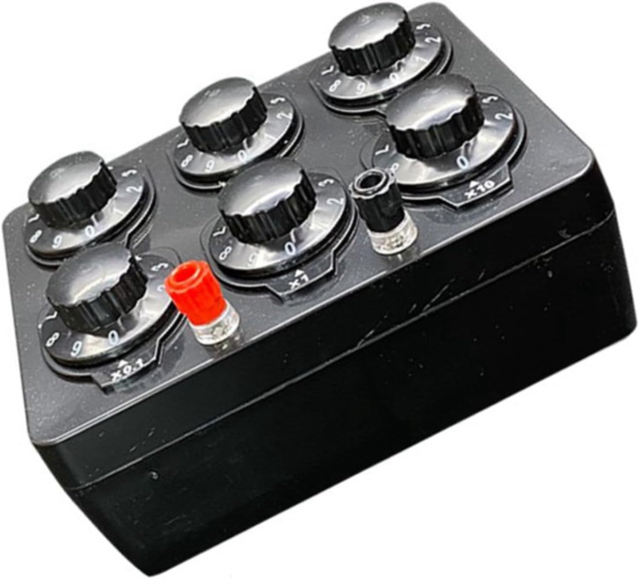 2X 0-99999.9 Ohm Simple Resistance Box Variable Decade Resistor Teaching Instrument Teaching Resistance Box