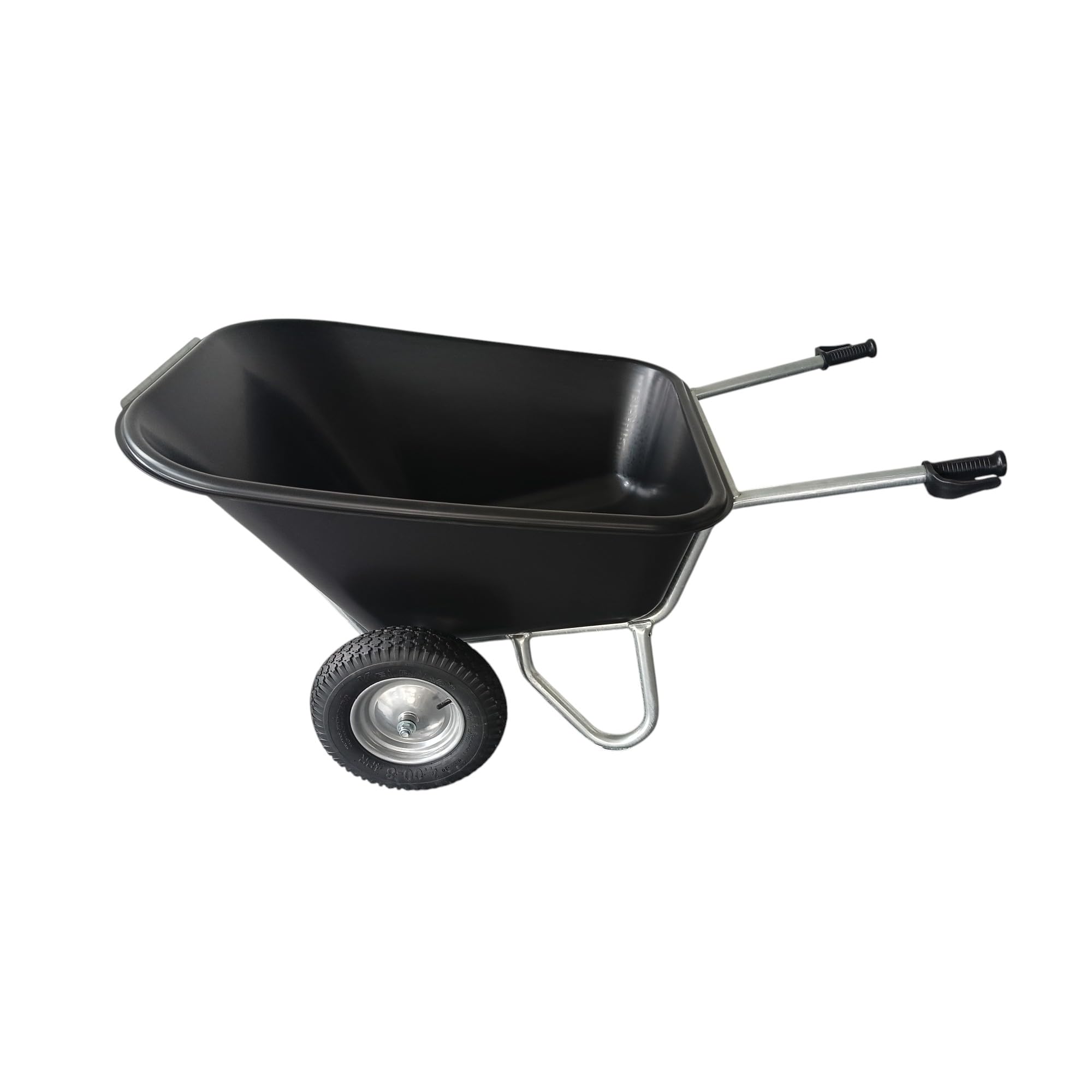 KELBERG Schubkarre AGRO 290 Liter – 250 Kg Traglast, Luftreifen 400-8, Verzinkter Stahlrahmen – Garten & Bau