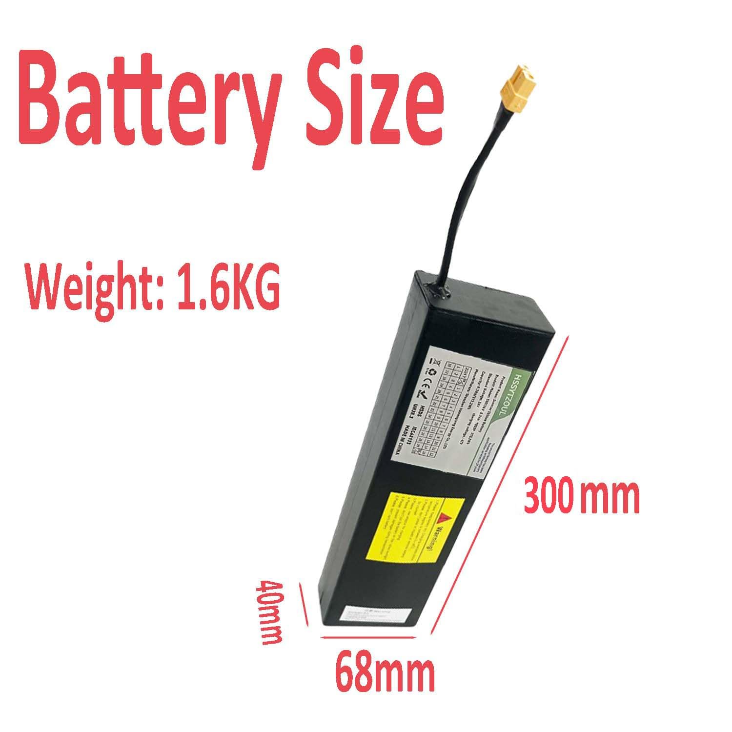Batterie pour Scooter Électrique 36V Batterie pour Scooter Électrique 6AH/7.8AH/9.6AH Pièces De Rechange Batterie Lithium-ION Étanche avec Plaque De Protection BMS