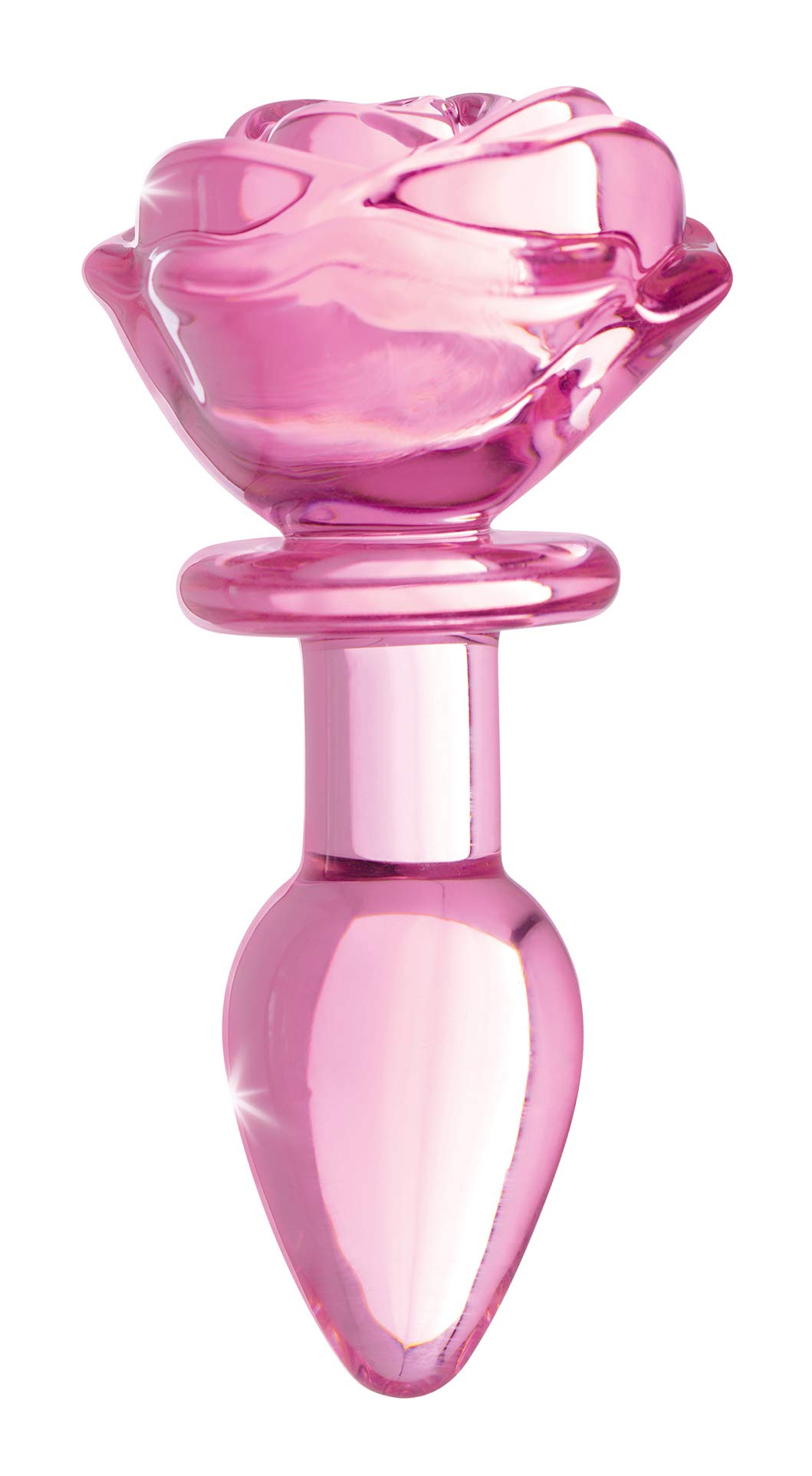 Amazon.com: Pink Rose Glass Anal Plug