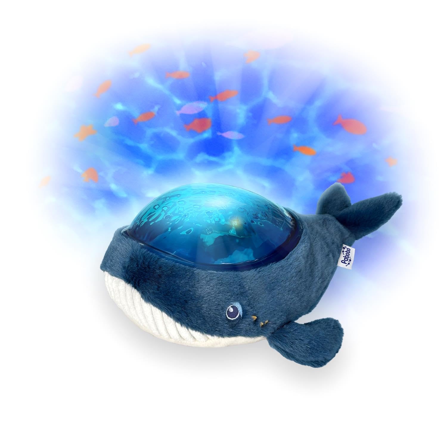 Pabobo Aqua Dream Nachtlicht, Wal-Projektor, extra weich