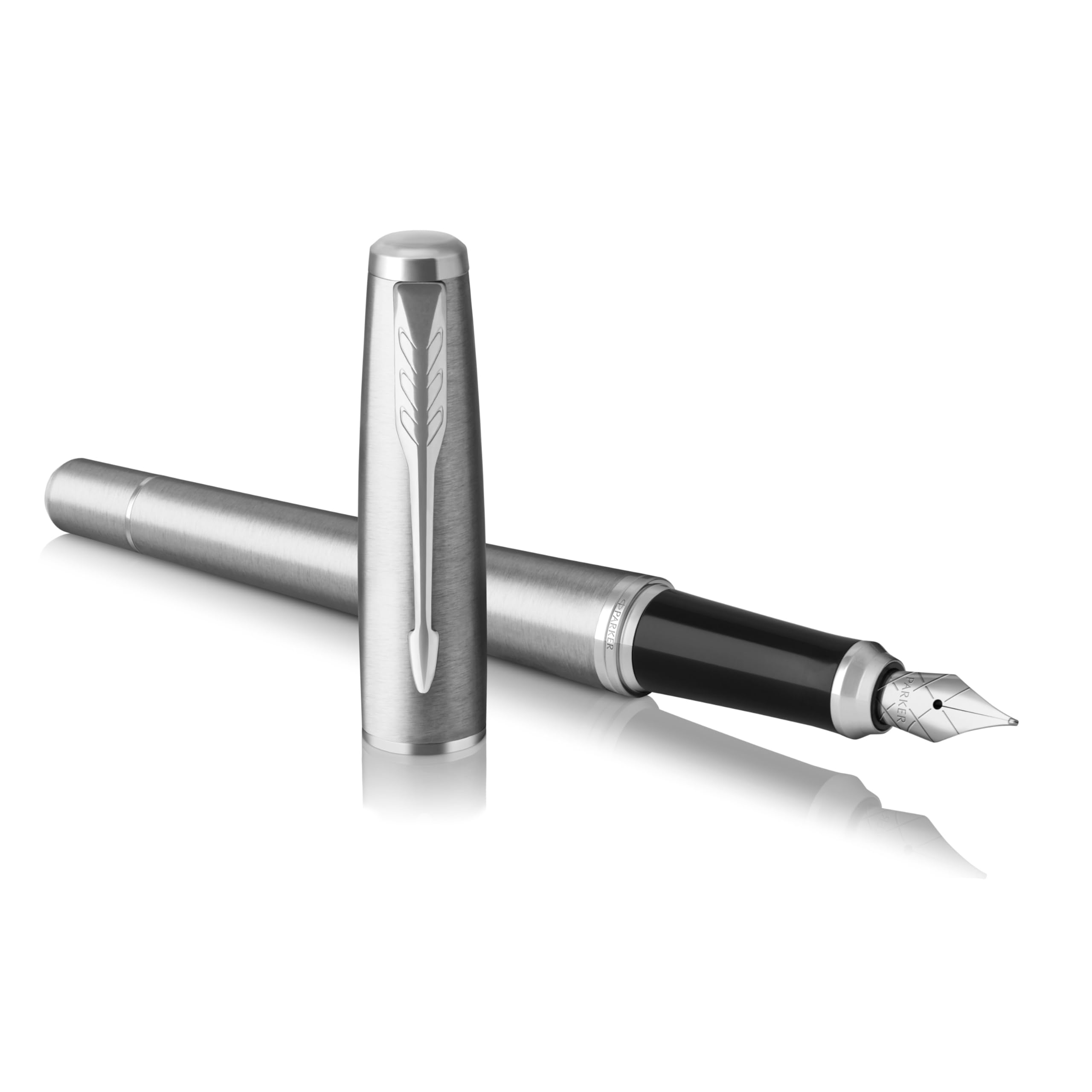 Parker Urban Fountain Pen | Metro Metallic | Medium Nib with Blue Ink | Gift Box | Gift Box