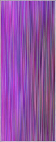 susiyo Toalla de yoga con líneas de color morado brillante con bolsa de malla de almacenamiento, suave, absorbente del sudor, antideslizante, ideal