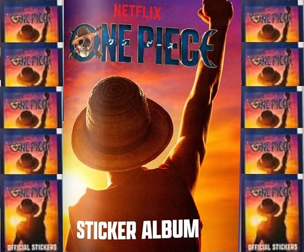 ALBUM + 10 BUSTINE DI FIGURINE ONE PIECE NETFLIX DIRAMIX - 1