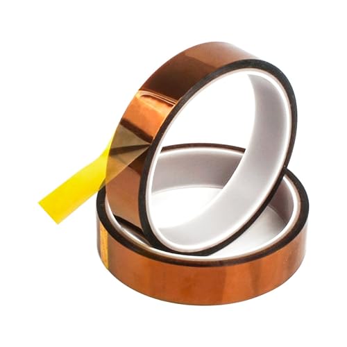 Miniatura 5 de Cinta resistente al calor, 2 paquetes de cinta térmica de alta temperatura de 4/5 pulgadas x 108 pies para tazas de transferencia de calor sin