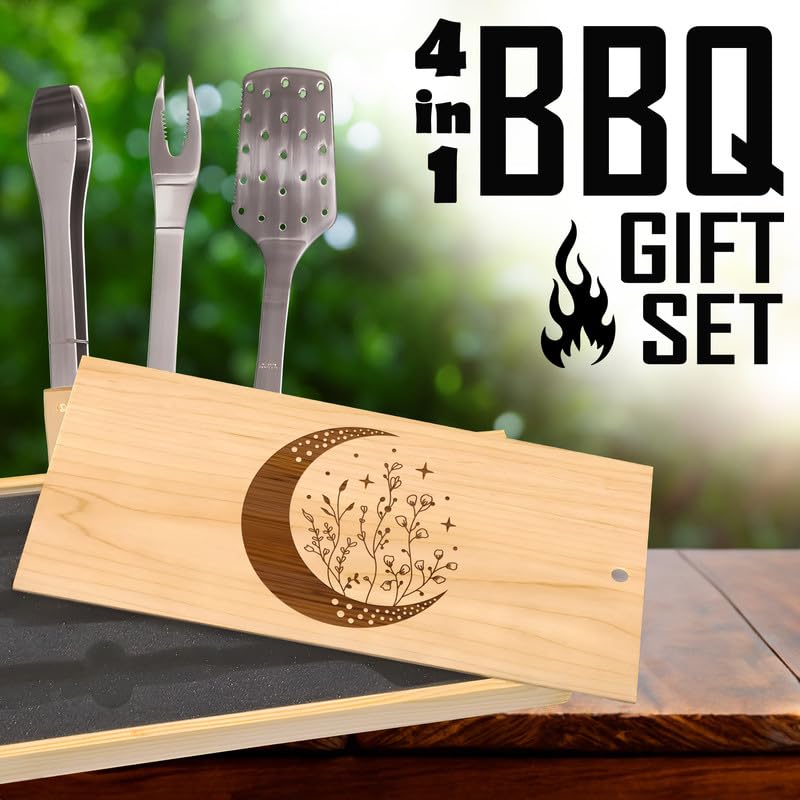 Juego Kit para Parrilla de Acero Inoxidable 3 Piezas miniatura 6