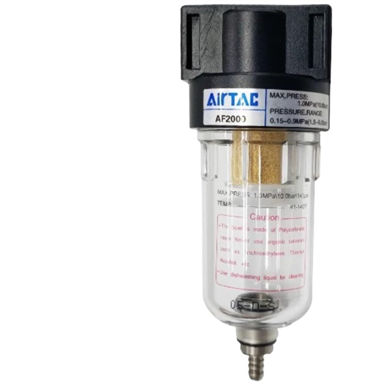 AYNRJKKX AF2000 1/4 Processor Copper Filter Air Pump Oil and Water Separator Compressor Pneumatic Components(AF w (BT12-02x2))