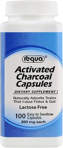 Requa Cápsulas de carbón activado 100 ea (paquete de 3)