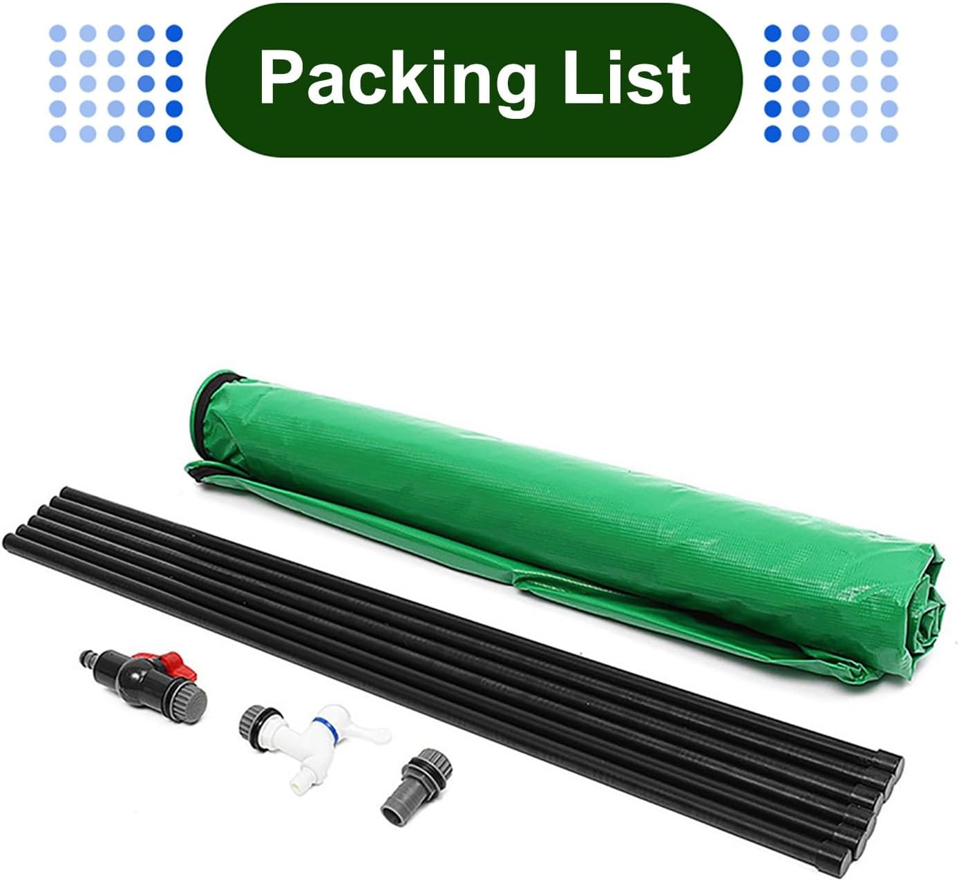 Collapsible Rain Catcher Barrel Kit with Spigot - 100x125cm Water Storage Solution for Efficient Rainwater Collection - Durable Lid Included