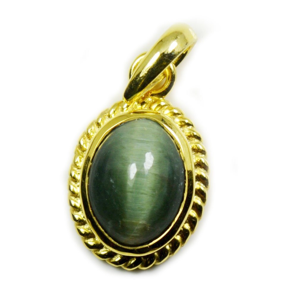 Pendentif œil de chat naturel 5 carats le cadeau idéal pour elle