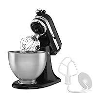 KitchenAid Classic 5K45SSEOB Robot da Cucina, Metallico, 275W, Nero