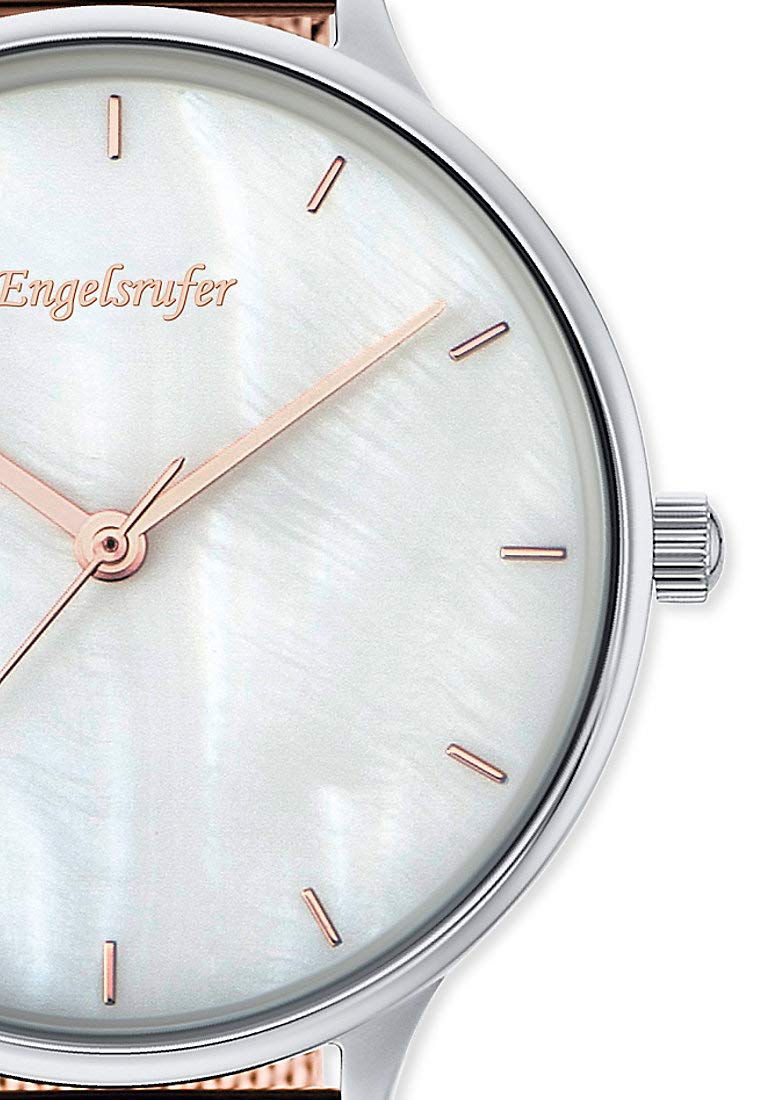 Engelsrufer ERWA-Pearl-MR-MS Uhr Damenuhr Edelstahl 5 bar Analog Rose