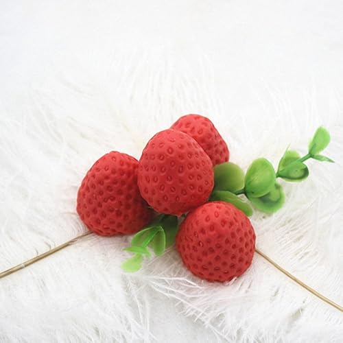 Miniatura 7 de Molde de silicona 3D de tamaño completo para fresa, molde grande de fresa para fondant, pasta de goma, decoración de pasteles, chocolate, dulces,