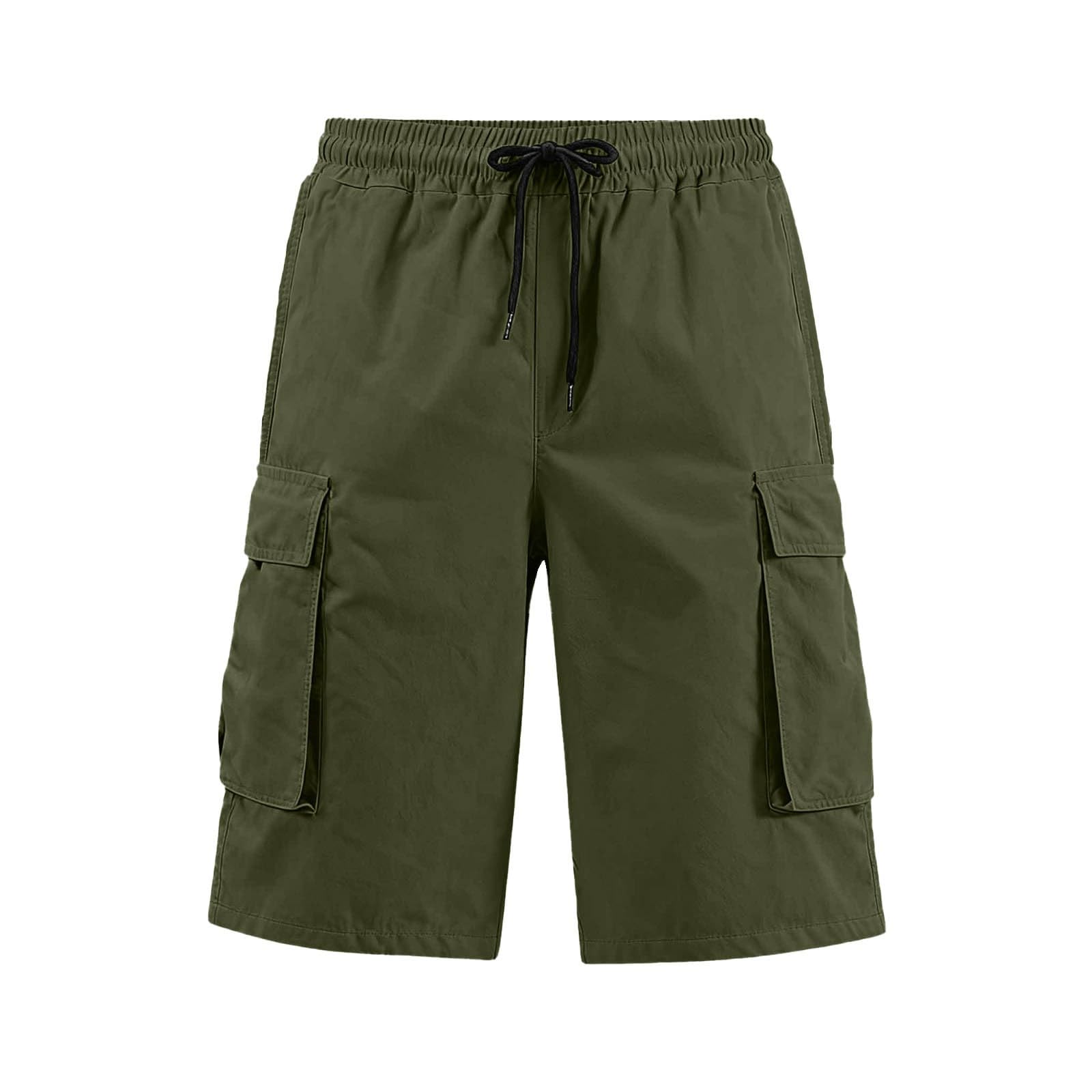 Pantaloncini Uomo - Bermuda Uomo Cargo Pantaloncini con Tasche Laterali Shorts Pantaloni Corti Slim Fit Multi-Tasche in Cotone Tasconati o Pantaloni Corti Sportivi Estivi, S-4XL