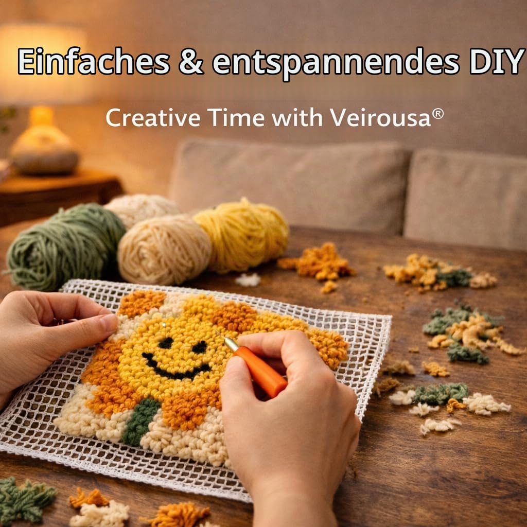 Knüpfhaken-Set mit Weihnachtswichteln für Erwachsene und Kinder, Anfänger, DIY-Knüpfkissen-Set, vorgedruckte Haken- und Knüpfteppich-Kits, Kreuzstich-Stickerei, Kissenbezug für Zuhause, Sofa