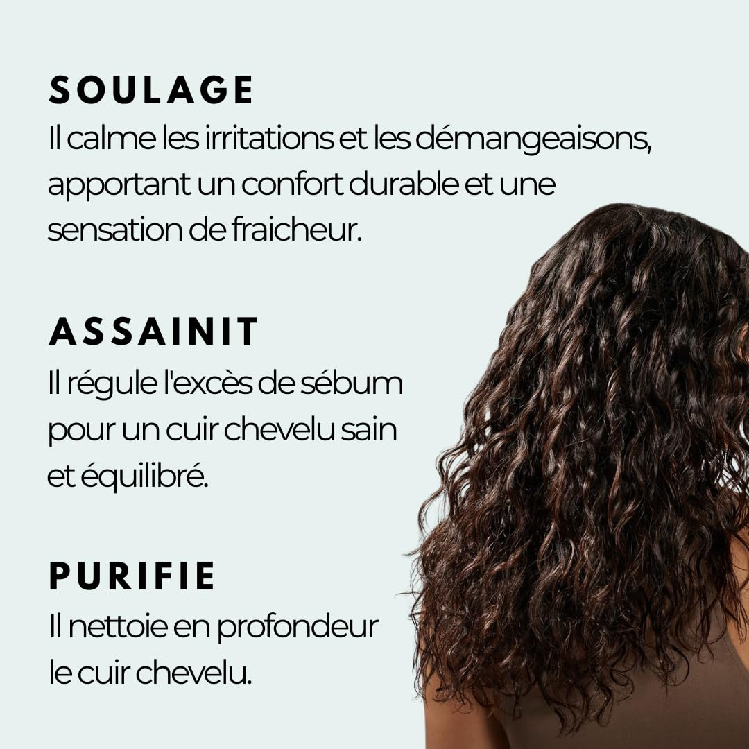 Caditar Antiséborrhéique • Shampoing Assainissant • Flacon 150ml • Sans Parabene, Sans Phénoxyéthanol et Sans Silicone • Fabriqué en France par LABORATOIRES BIO-RECHERCHE