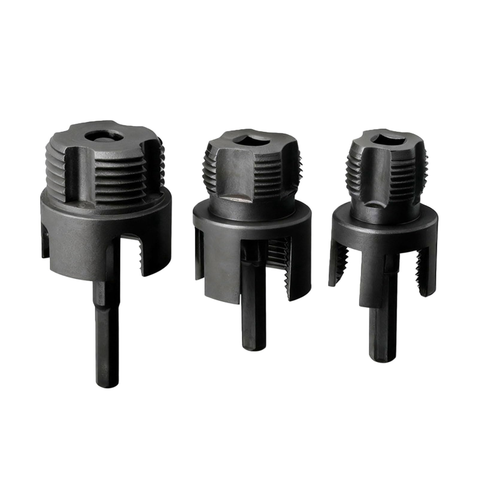 Pipe Threading Tool Set with Carbon Steel Construction Efficient Electric Drill Compatible Pipe Threader Tool Carbon Steel Tube Tap