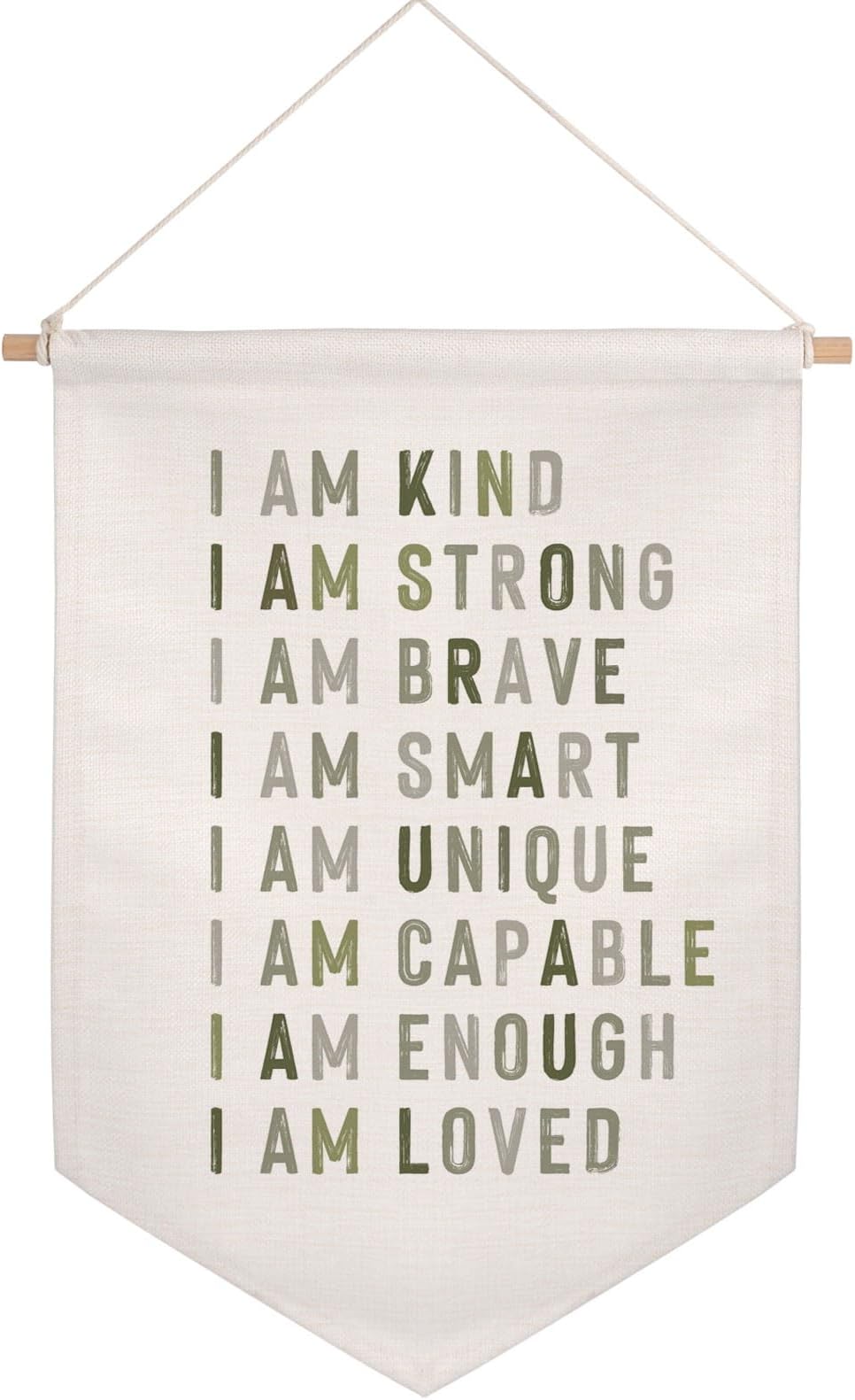 Inspirational Quotes For Kids Wall Hanging Flag Positive Affirmations Banner Nautical Nursery Decor Boy Child Educational Posters Pennant Flag for Nursery Bedroom