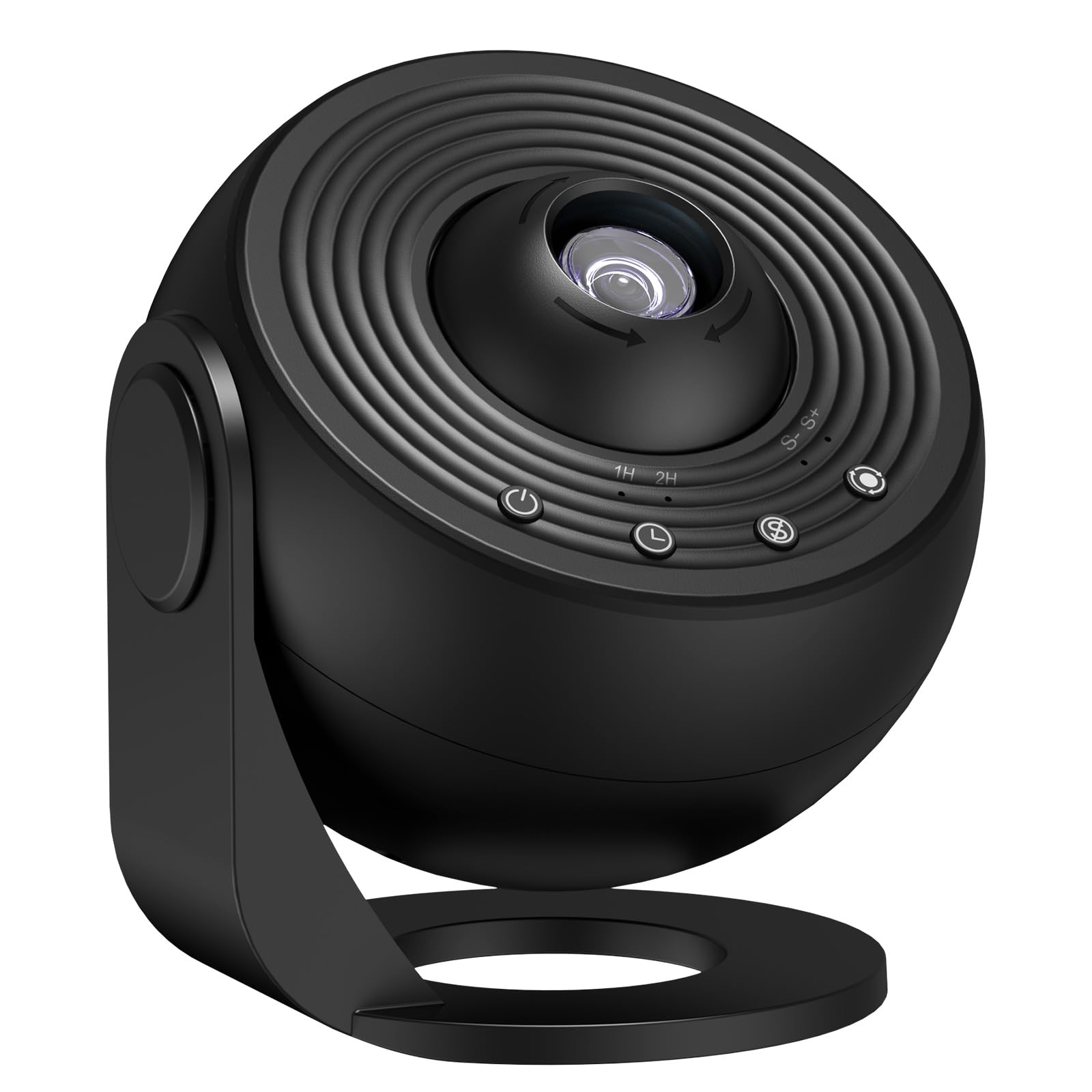 Ourleeme Matt Black Planetarium Star Projector Light, Realistic Galaxy Light Pro With 13 Planet Discs, Moon Celestial Projector Lamp For Kids Adjustable Focus Starry Sky Night Baby Ceiling Decor, Black