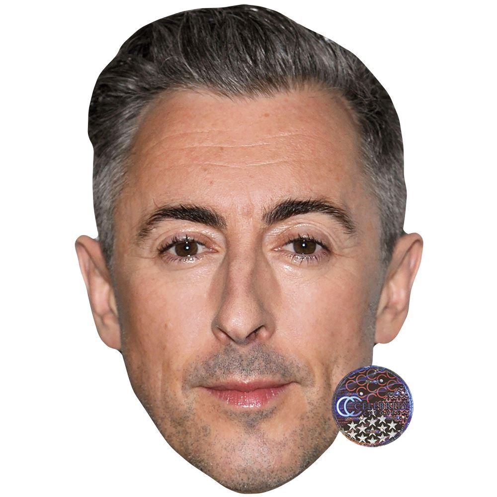 Alan Cumming Celebrity Mask, Flat Card Face, Fancy Dress Mask