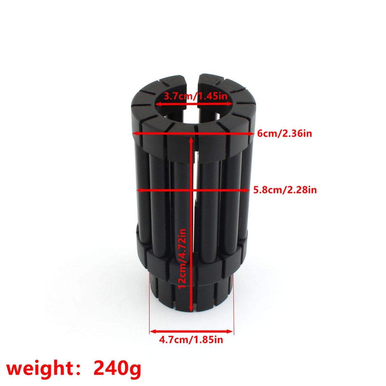 F Fityle Driver per guarnizione forcella per componenti da 37 mm a 53 mm, forniture per riparazione garage, manutenzione, installazione di guarnizioni, Nero