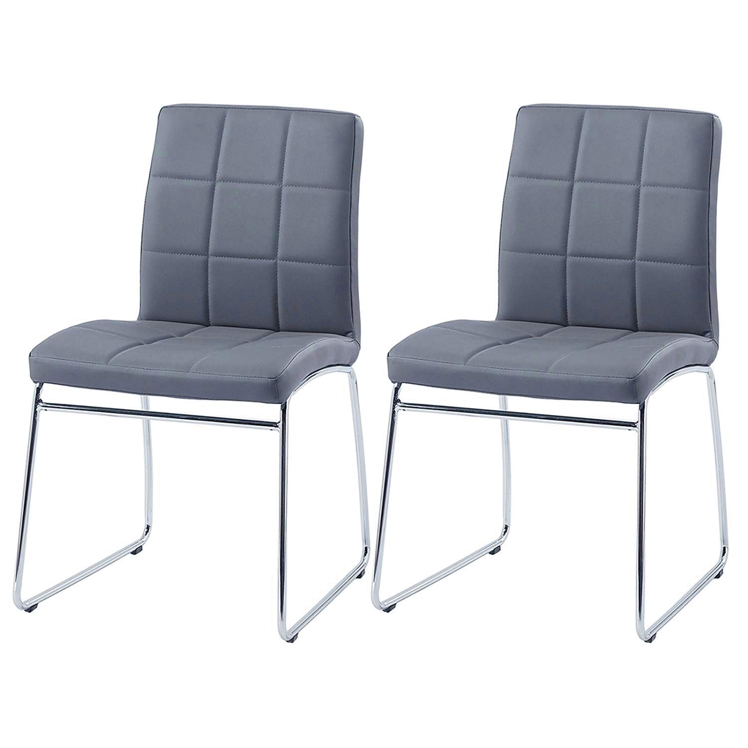 Buy SICOTAS Modern Dining Chairs Set of 2,Dining Room Chairs with Faux