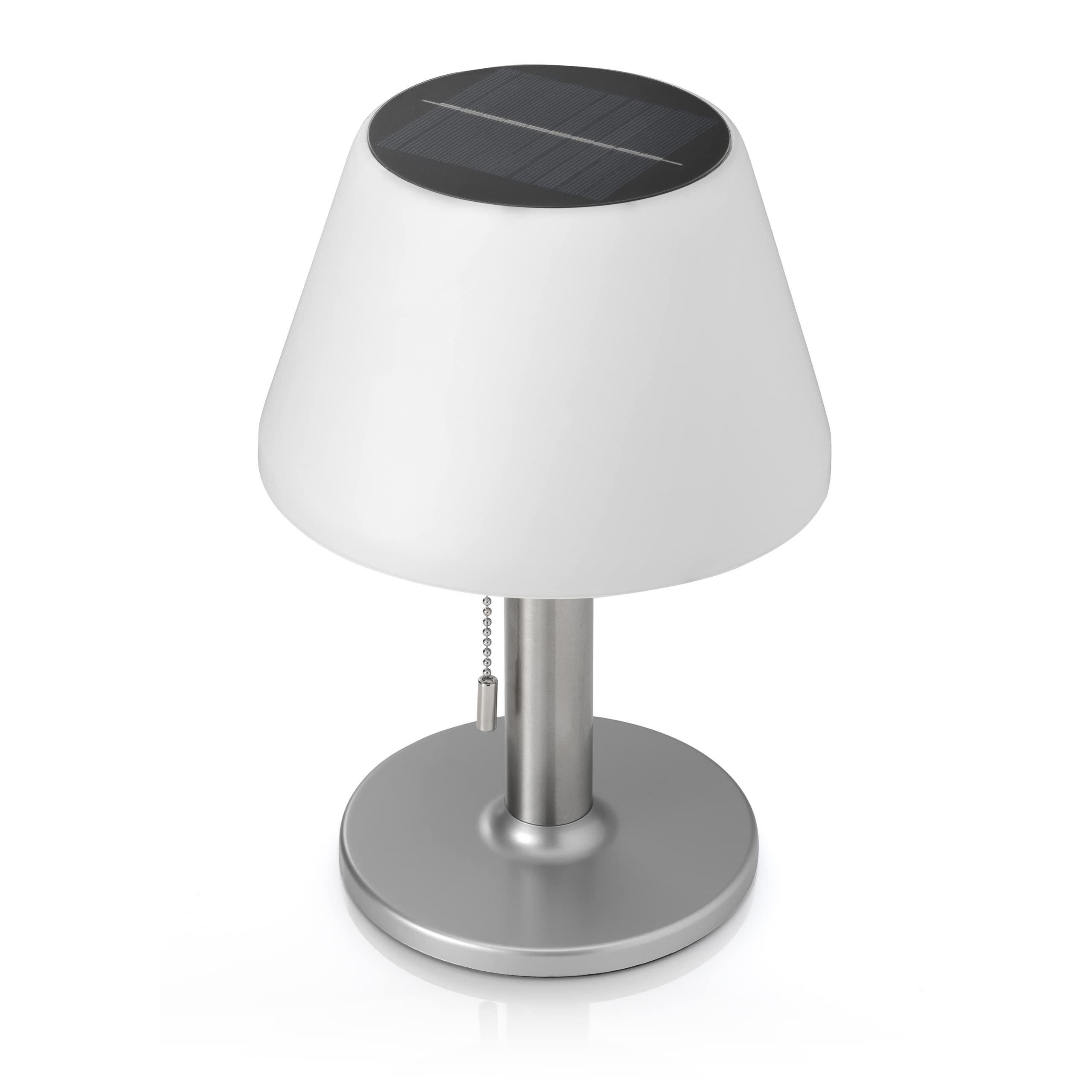 Lampada Da Tavolo A Luce Solare Per Esterni Lampada Da Giardino A LED In Cristallo Chiaro Color Fumo Plastica Nera Batteria Ip44 3000k Bianco Caldo Set Da 2 H 29 Cm 82801333