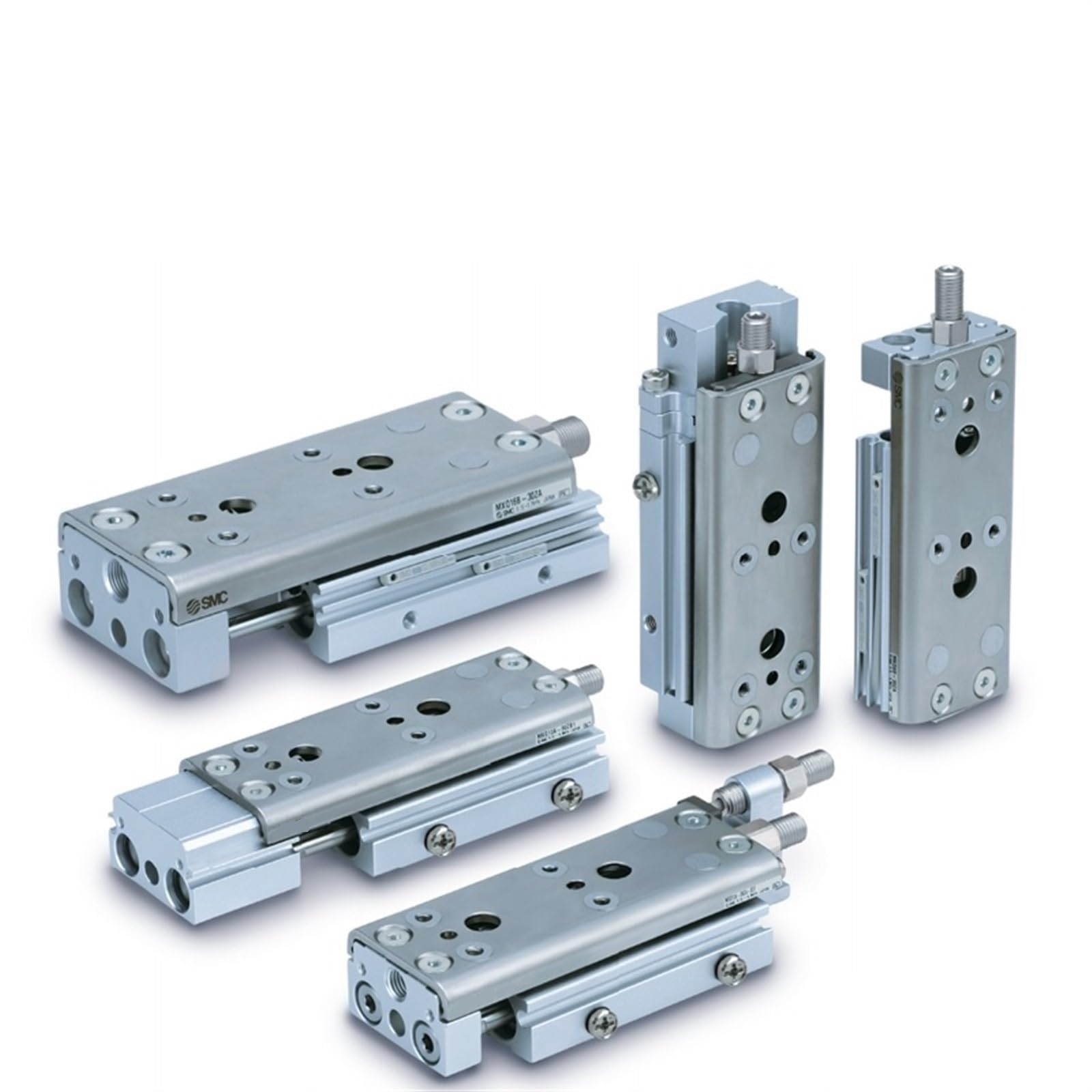 Table coulissante à air MXQ6A double port pour guidage précis
