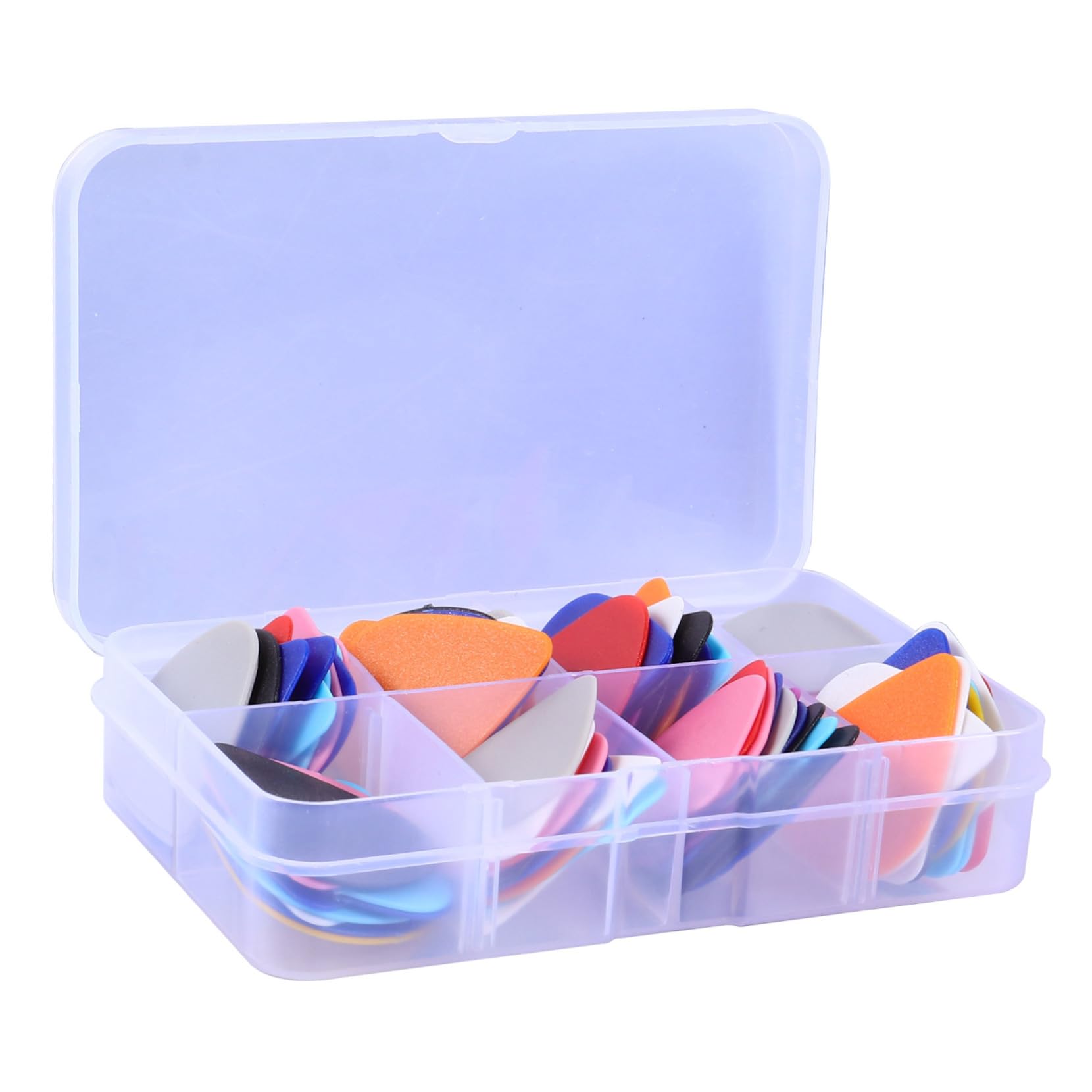 TOYANDONA 100pezzi Plettri Per Chitarra Opaca Accessori Per Chitarra Elettrica Acustica e Ukulele Per Musicisti e Artigianato