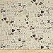 Timeless Treasures Love My Dog Cream Fabric by The Yard