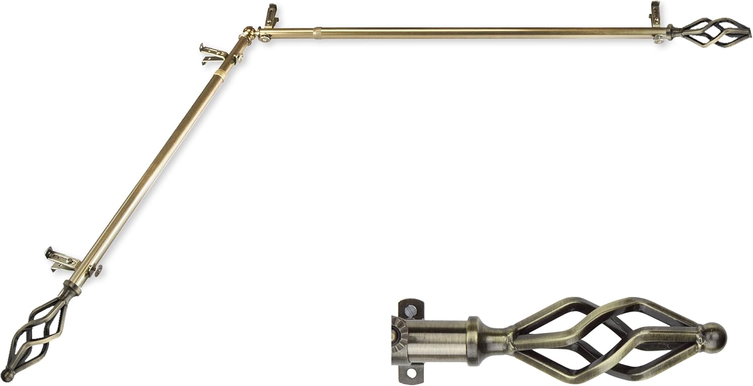 Rod Desyne Marquise Single Curtain Rod Set
