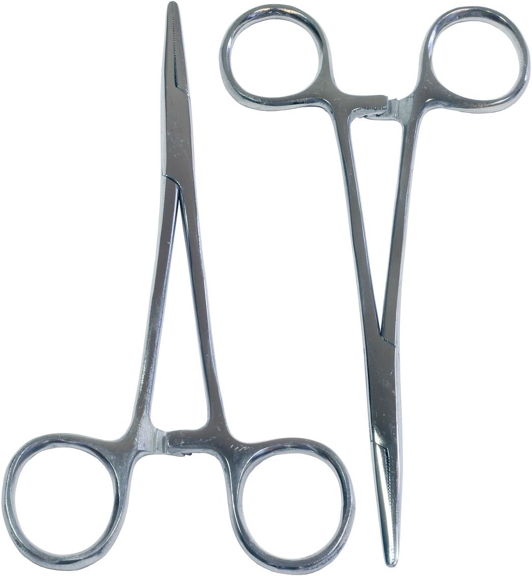 HTS 161D0 2 Pc 5.5" Locking Straight Hemostat Set