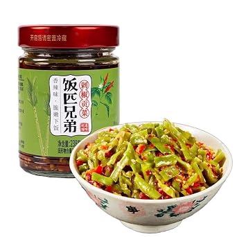 Hunan special chili sauce 238g/can garlic chili sauce,Radish strip,mixed noodles,seasonings,instant pickles,Chinese snack gifts,spicy snack food,Side dishes Gongcai