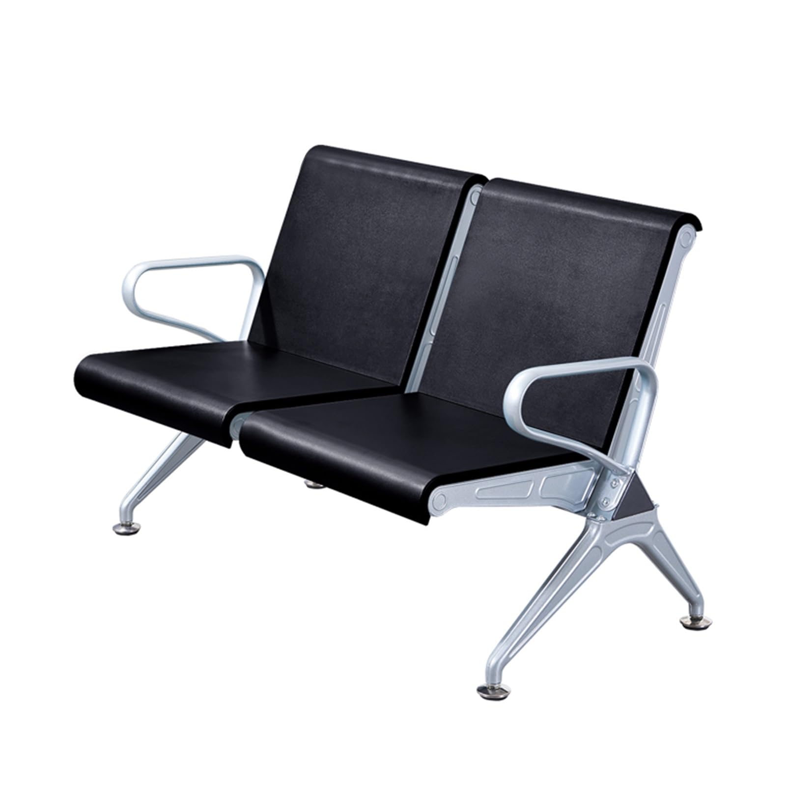 Asiento de invitados de poliuretano de 2 asientos lavable para sala de espera