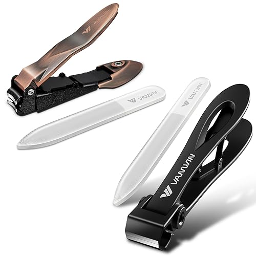 Cortaúñas con colector, cortaúñas rectas para uñas gruesas y uñas encarnadas