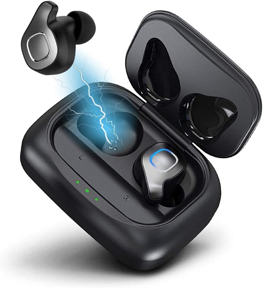 Dveda Wireless Earbuds, Bluetooth 5.0 True Wireless Headphones,120H Playtime with 2600mAh Charging Case,Built-in Mic CVC 8.0 Noise-Cancelling IPX7 Waterproof Headset