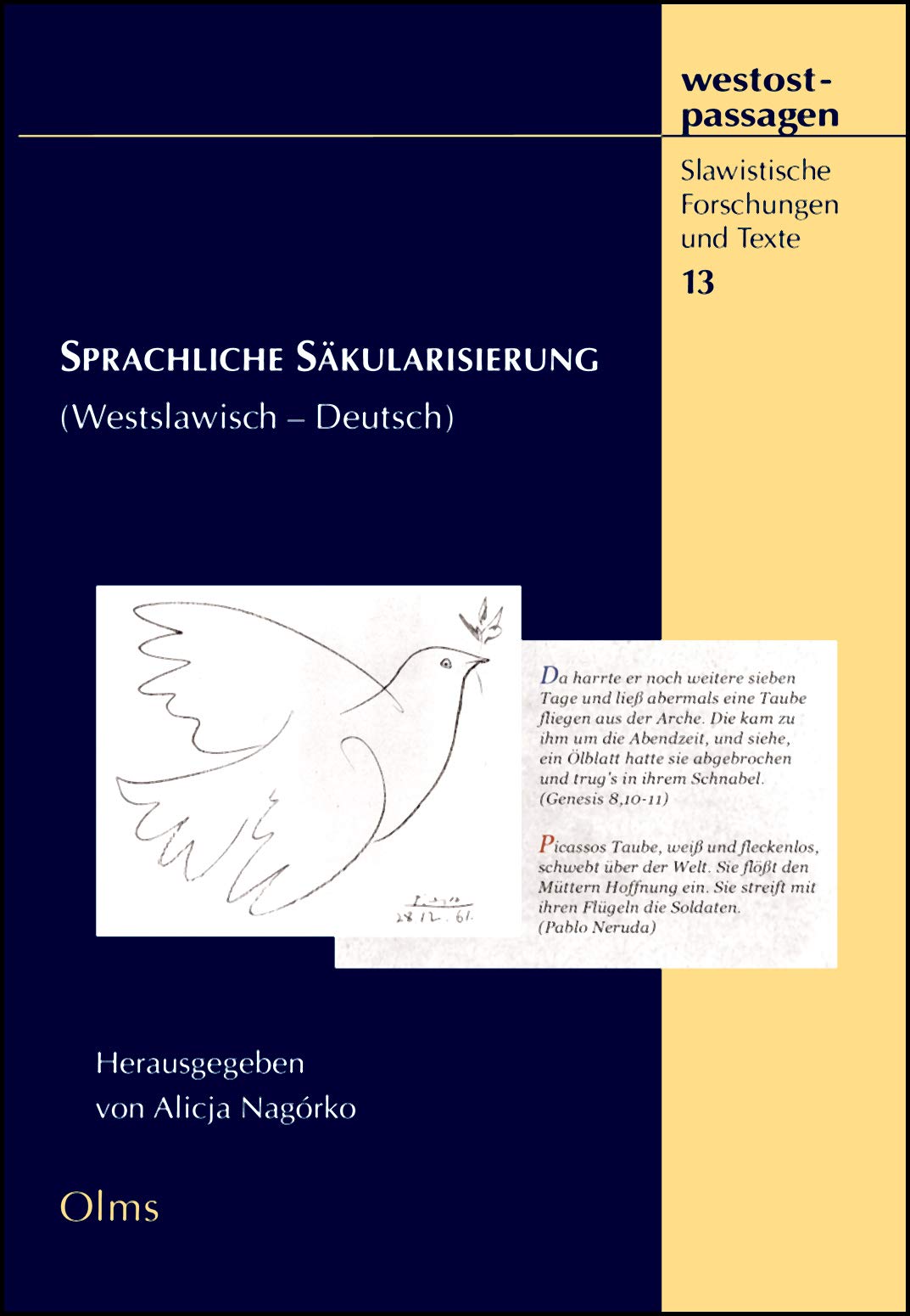 Sprachliche Säkularisierung (Westslawisch – Deutsch) (westostpassagen - Slawistische Forschungen und Texte)