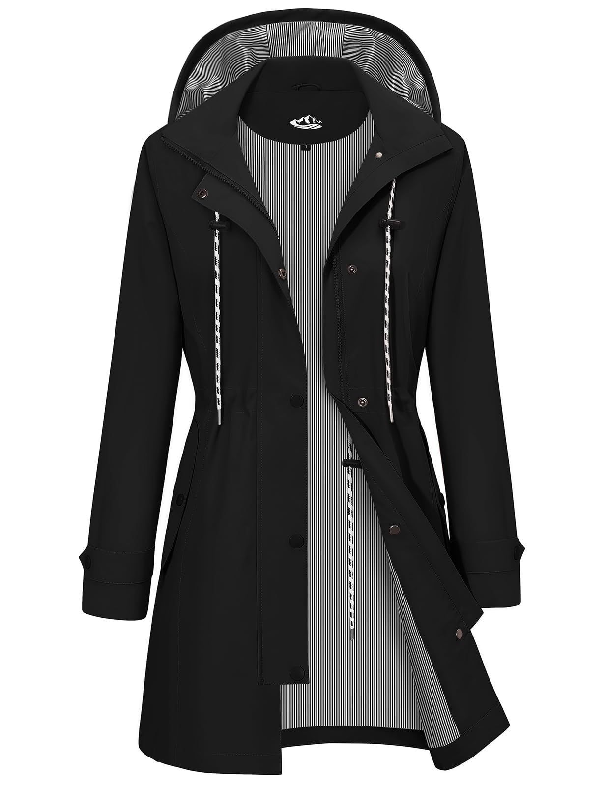CMTOP Waterdichte regenjas voor dames, licht, ademend, winddicht